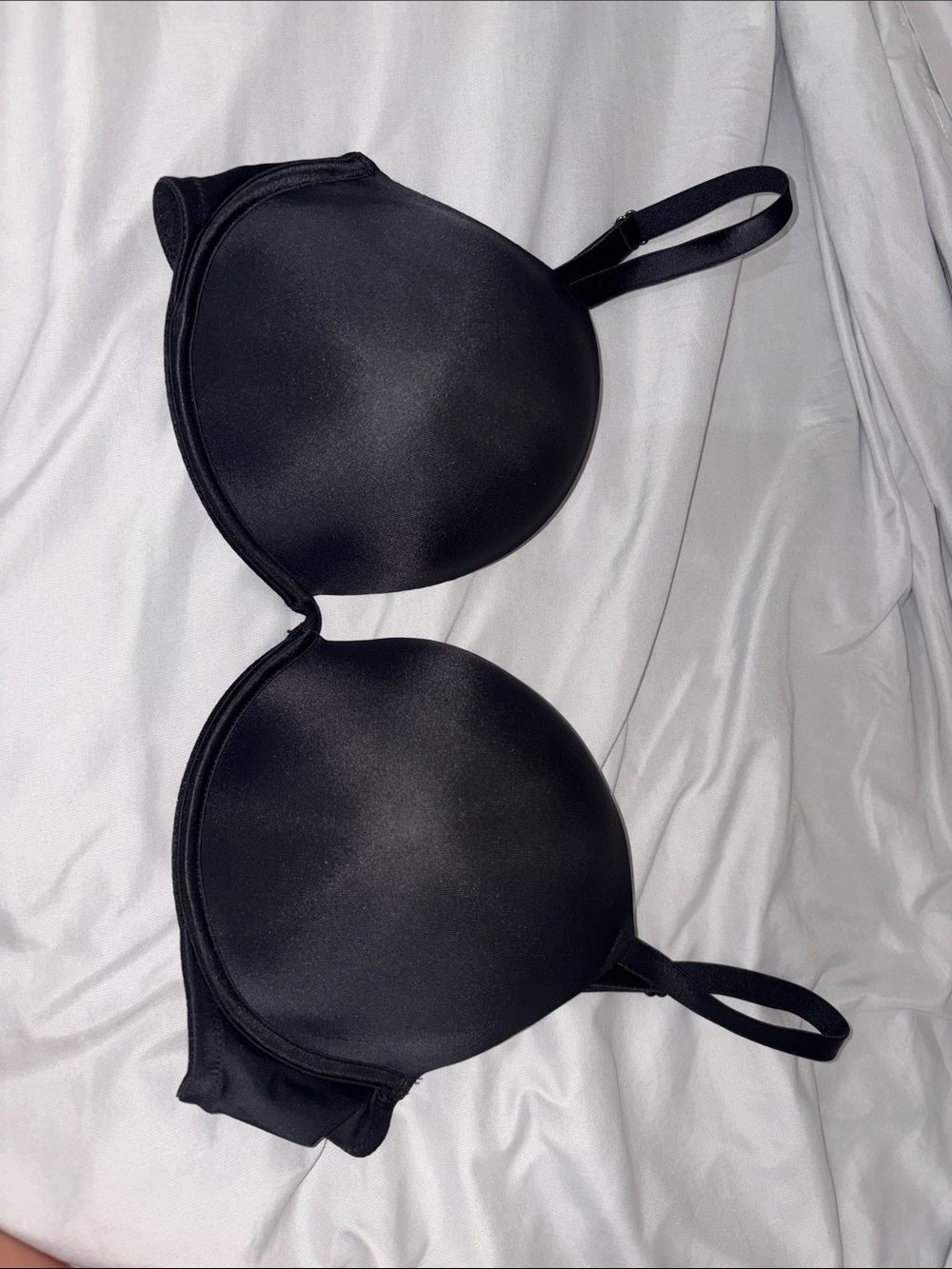 PINK Victoria's Secret Black Wear Everywhere Super Push Up Bra